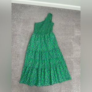 One shoulder maxi dress